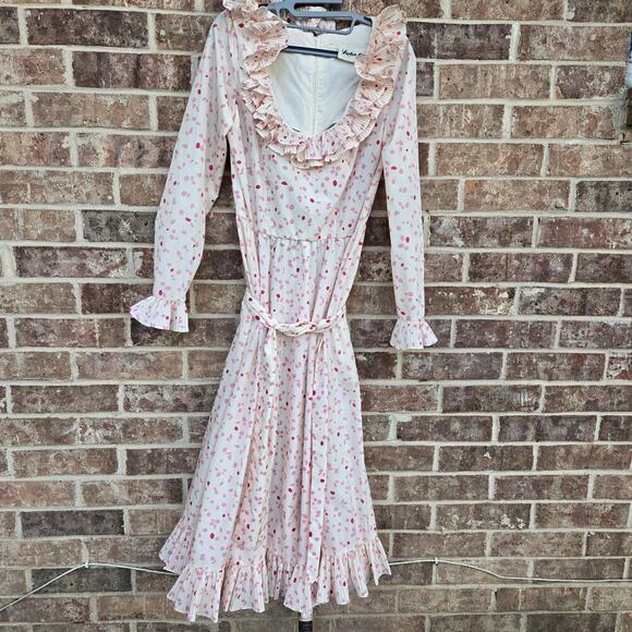 Victor Costa Vintage Midi Length Dress Size M - Picture 2 of 5